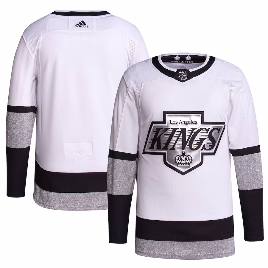Men's Los Angeles Kings adidas White 2021/22 Alternate Primegreen Authentic Jersey - Jersey