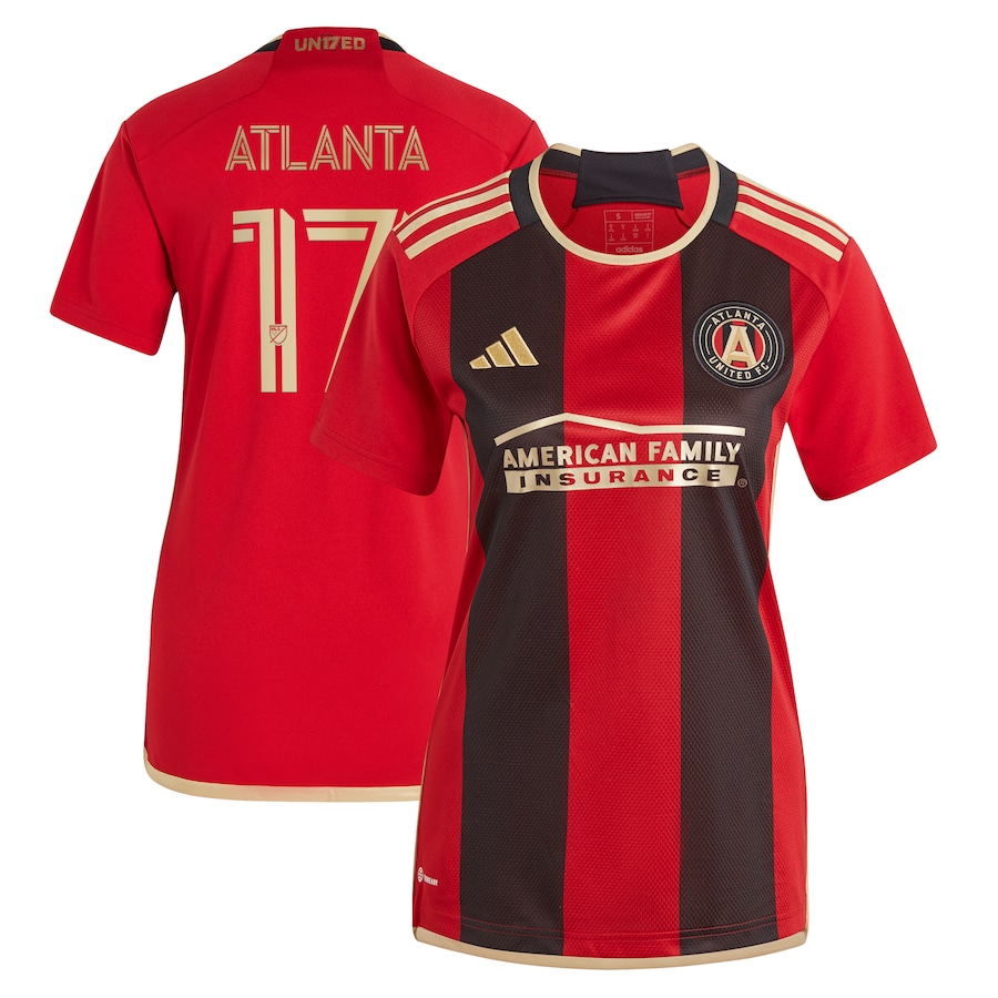 Women's Atlanta United FC adidas Black 2023 The 17s' Kit Replica Jersey - Jersey