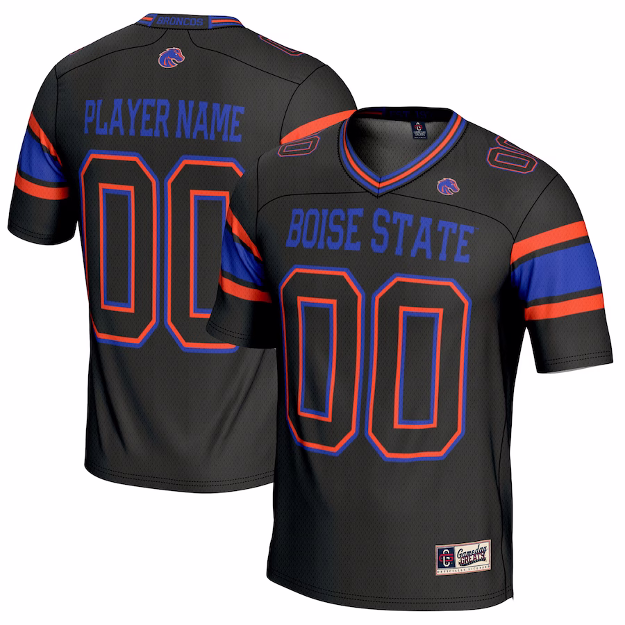 Boise State Broncos GameDay Greats NIL Pick-A-Player Football Jersey – Black - Jersey