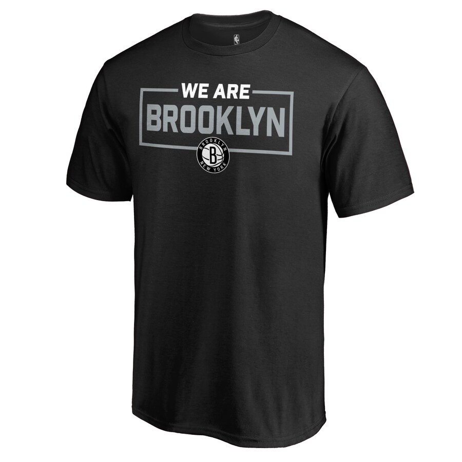 Men's Brooklyn Nets Black We Are Iconic Collection T-Shirt - Jersey