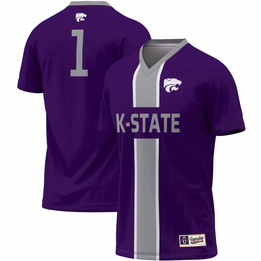 #1 Kansas State Wildcats ProSphere Unisex Lightweight Soccer Jersey - Purple - Jersey
