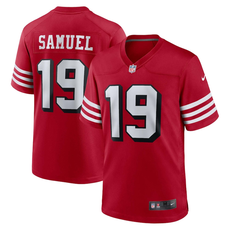 Men's San Francisco 49ers Deebo Samuel Nike Scarlet Alternate Game Jersey - Jersey