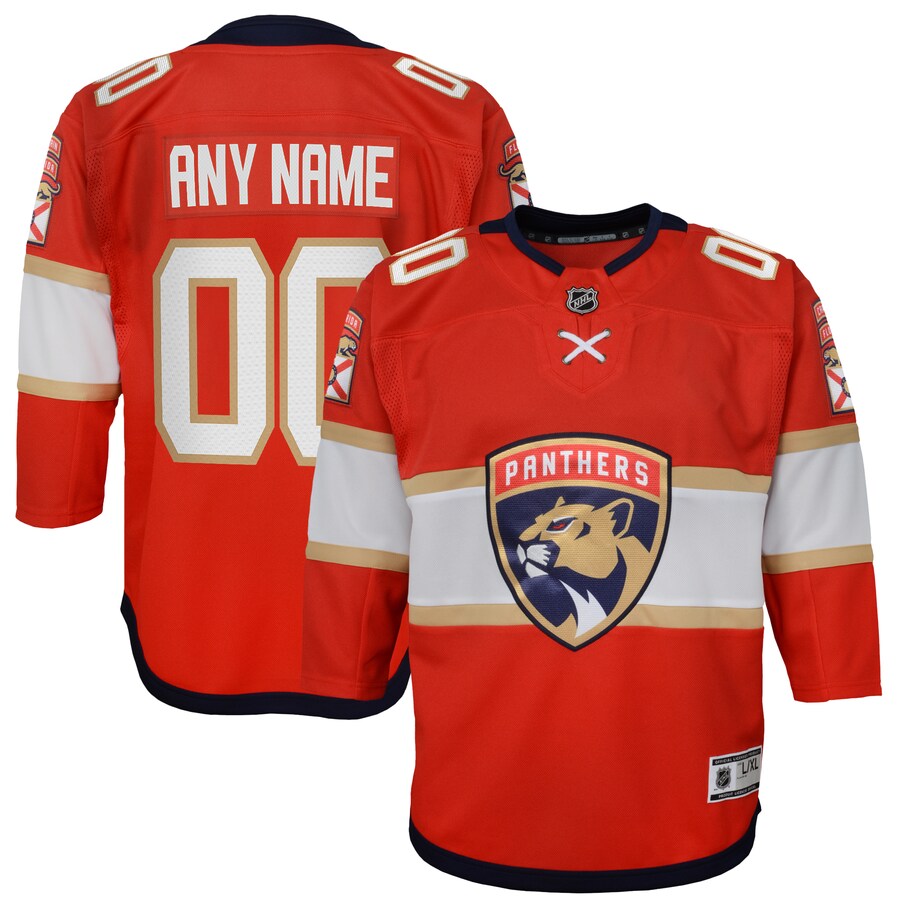Youth Florida Panthers Red Home Premier Custom Jersey - Jersey