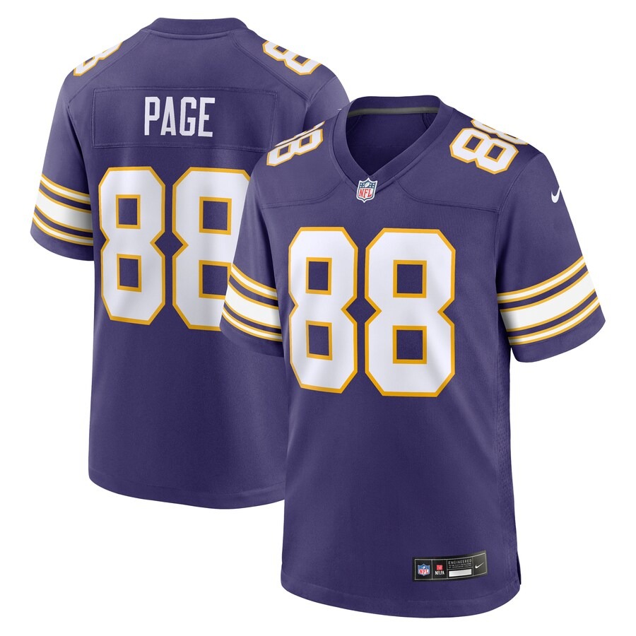 Men's Minnesota Vikings Alan Page Nike Purple Classic Retired Player Jersey - Jersey