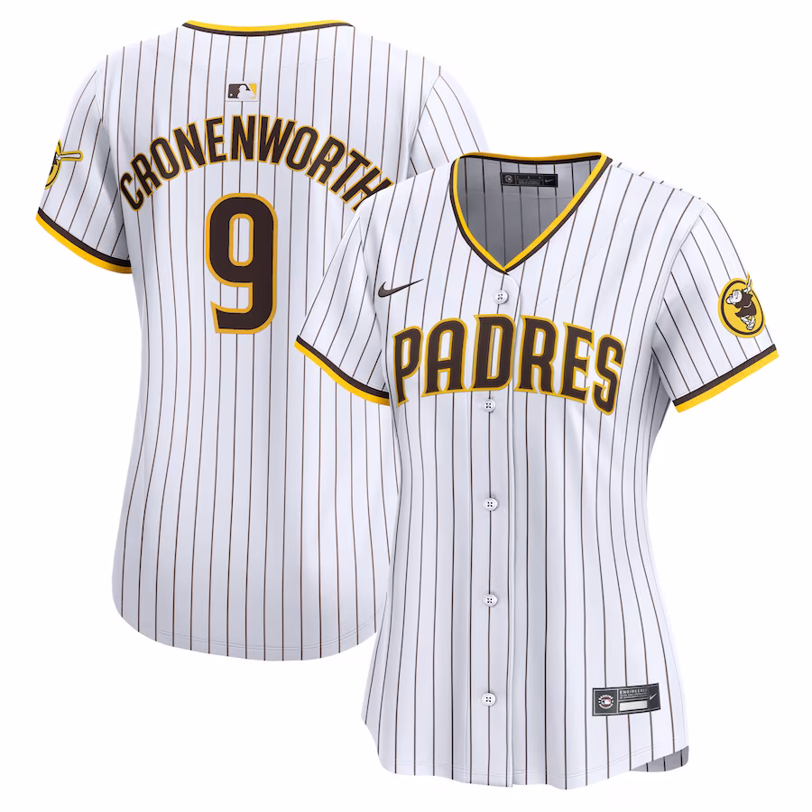 Women's San Diego Padres Jake Cronenworth Nike White Home Limited Player Jersey - Jersey
