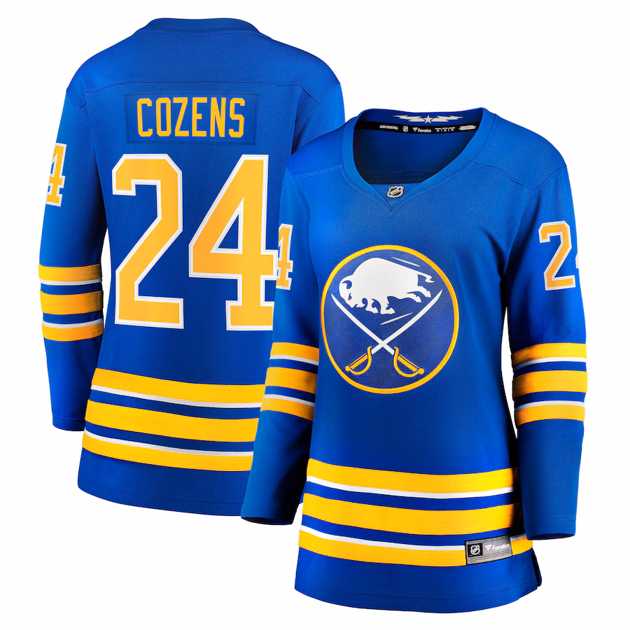 Women's Buffalo Sabres Dylan Cozens Fanatics Royal Home Breakaway Player Jersey - Jersey