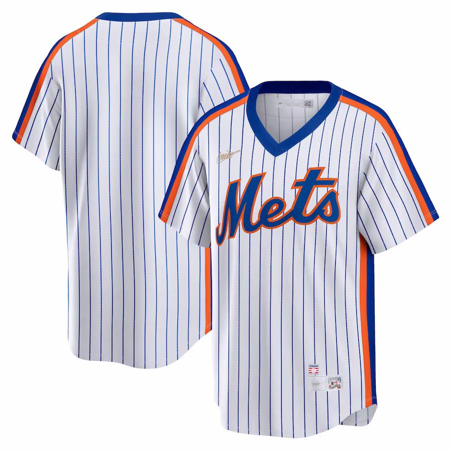 Men's New York Mets Nike White Home Cooperstown Collection Team Jersey - Jersey