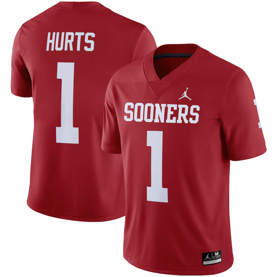 Jalen Hurts Oklahoma Sooners Nike Alumni Player Jersey - Crimson - Jersey