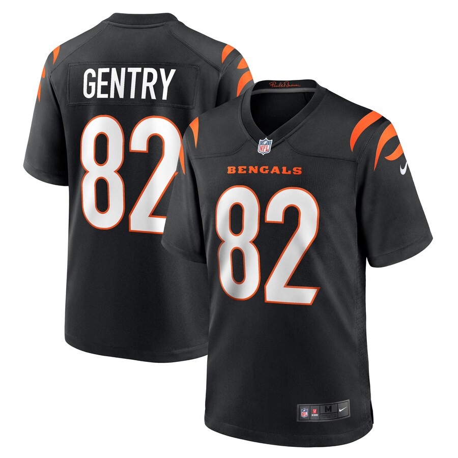 Men's Cincinnati Bengals Zach Gentry Nike  Black  Game Jersey - Jersey