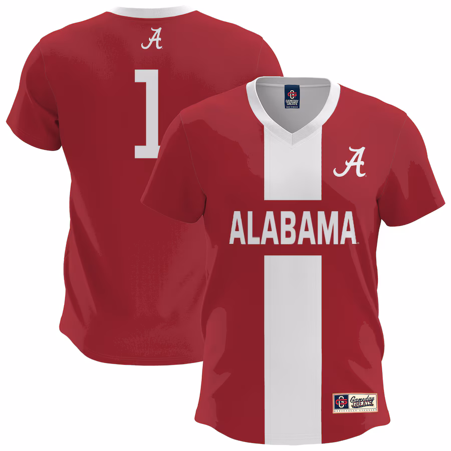 Youth GameDay Greats  Crimson Alabama Crimson Tide Lightweight Soccer Fashion Jersey - Jersey