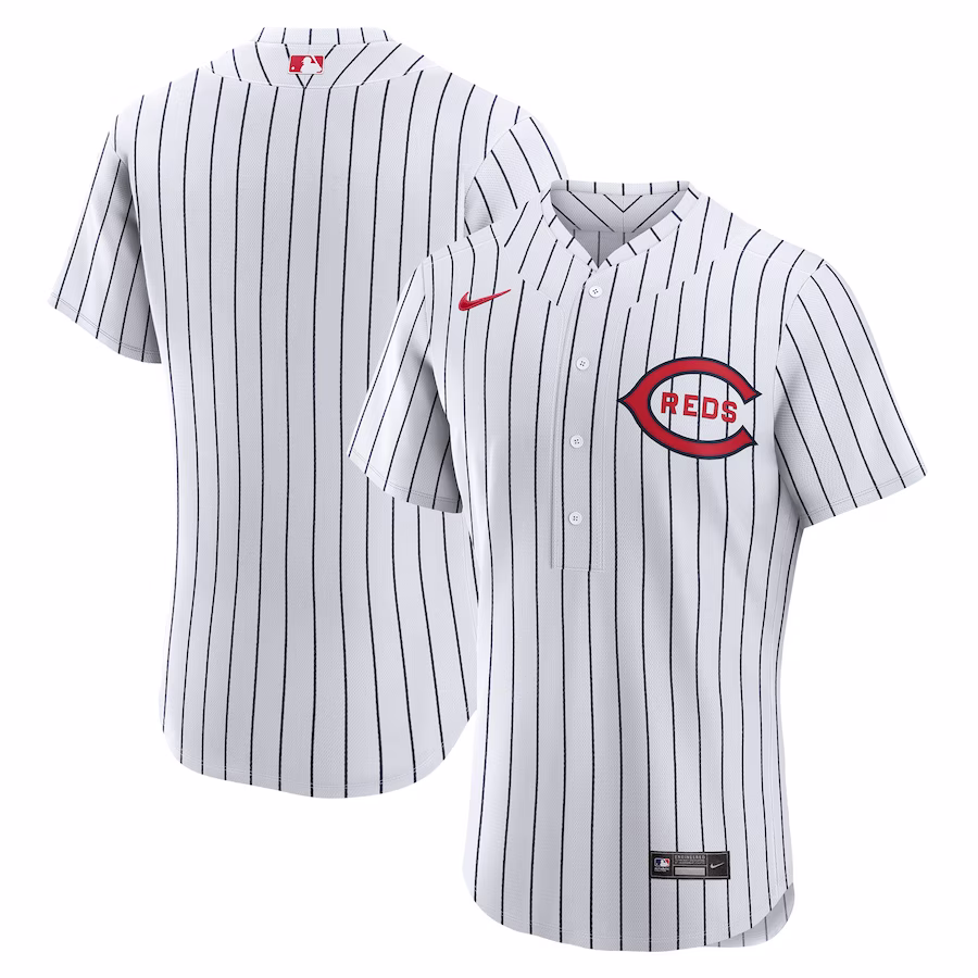 Men's Cincinnati Reds Nike White 2022 MLB at Field of Dreams Game Authentic Team Jersey - Jersey