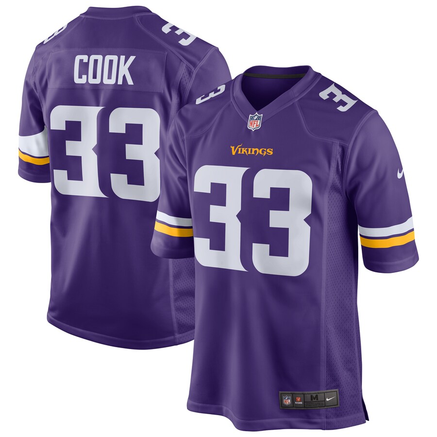 Men's Minnesota Vikings Dalvin Cook Nike Purple Player Game Jersey - Jersey