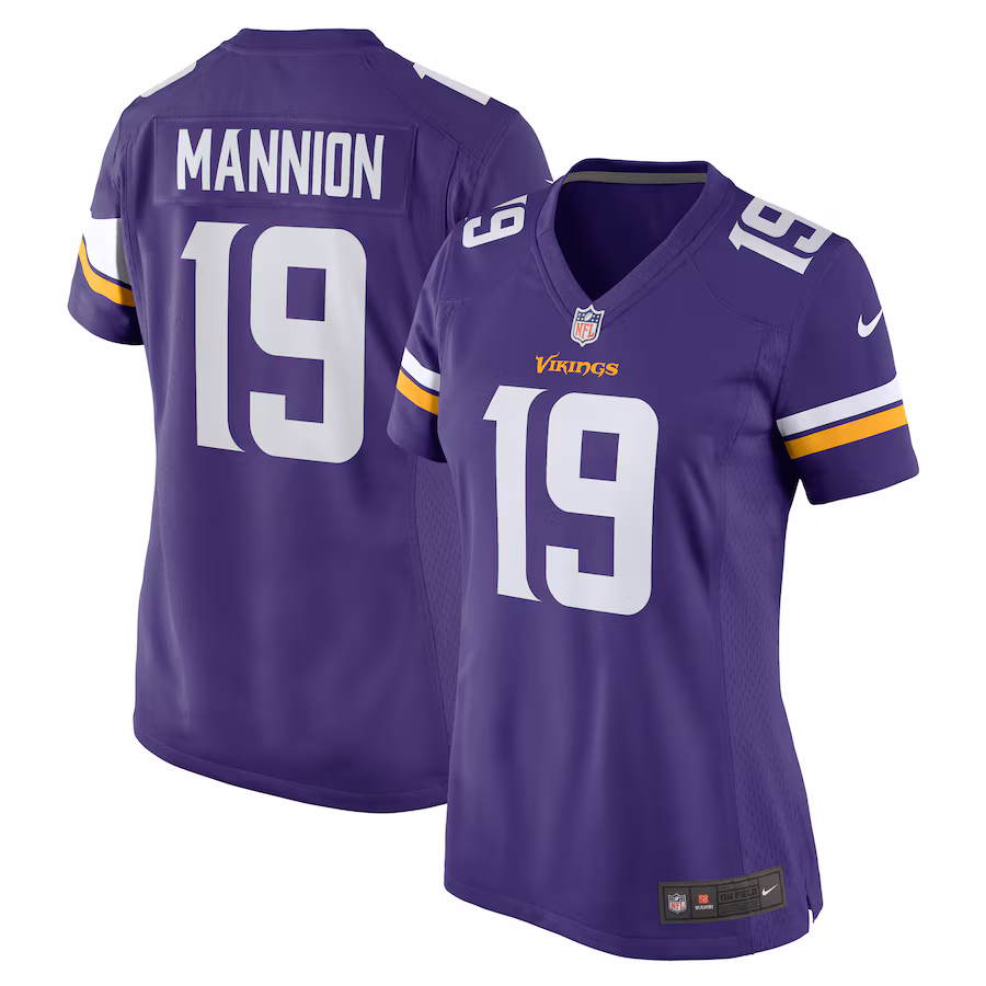 Women's Minnesota Vikings Sean Mannion Nike  Purple  Game Jersey - Jersey