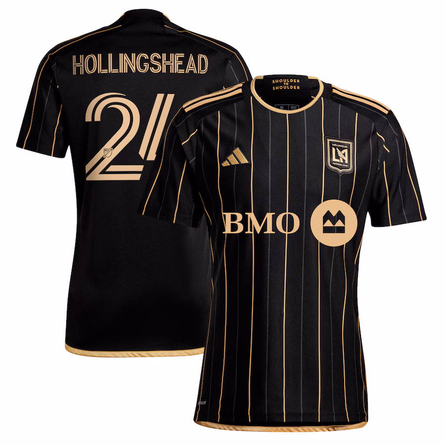 Men's LAFC Ryan Hollingshead adidas Black 2024 Primary Replica Player Jersey - Jersey