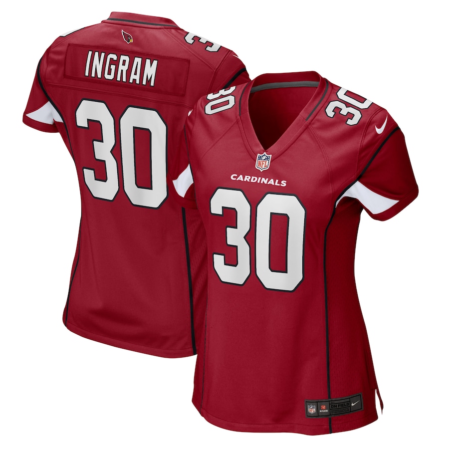 Women's Arizona Cardinals Keaontay Ingram Nike Cardinal Game Player Jersey - Jersey