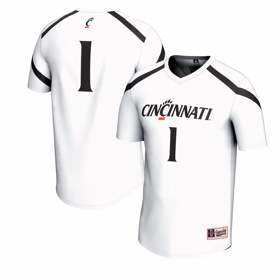 Unisex GameDay Greats  White #1 Cincinnati Bearcats Lacrosse Fashion Jersey - Jersey