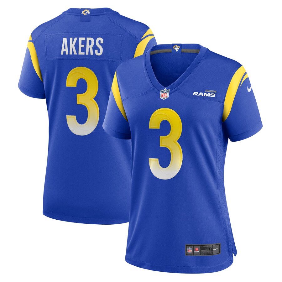 Women's Los Angeles Rams Cam Akers Nike Royal Game Jersey - Jersey