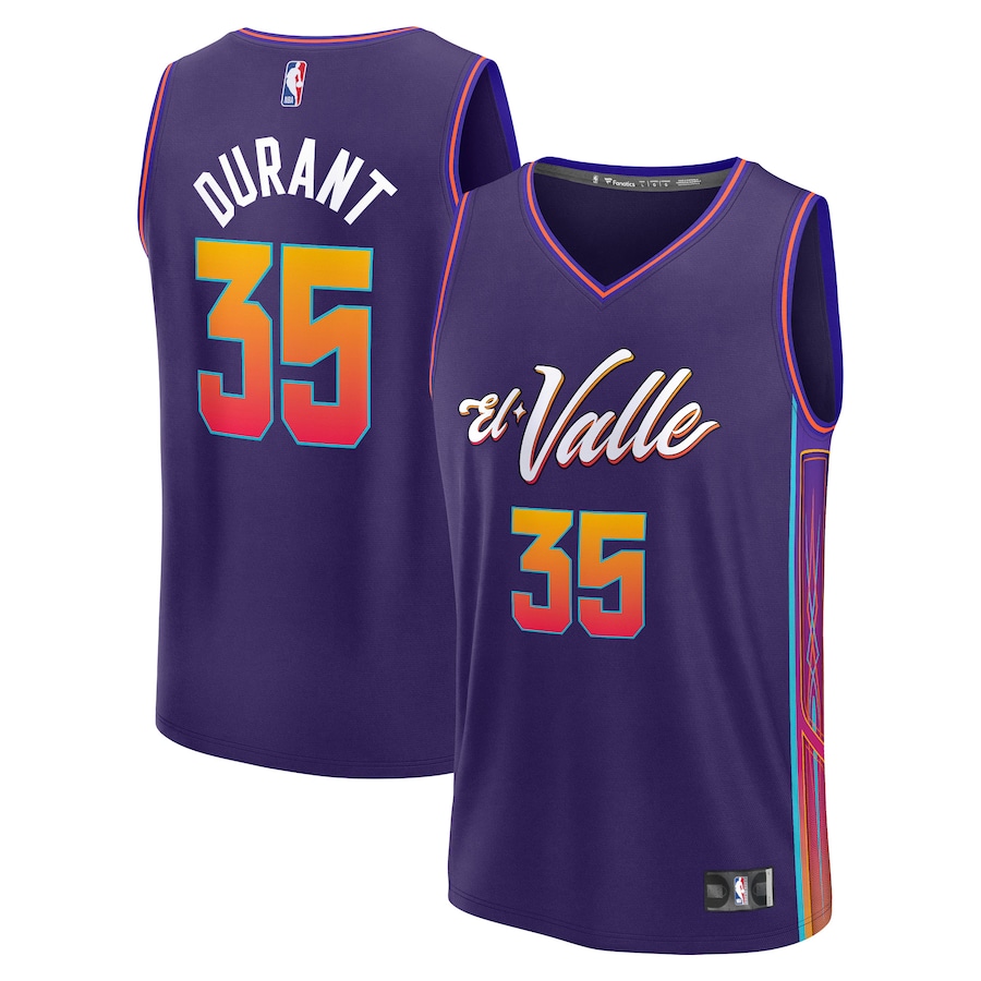 Men's Phoenix Suns Kevin Durant Fanatics Purple Fast Break Jersey - City Edition - Jersey