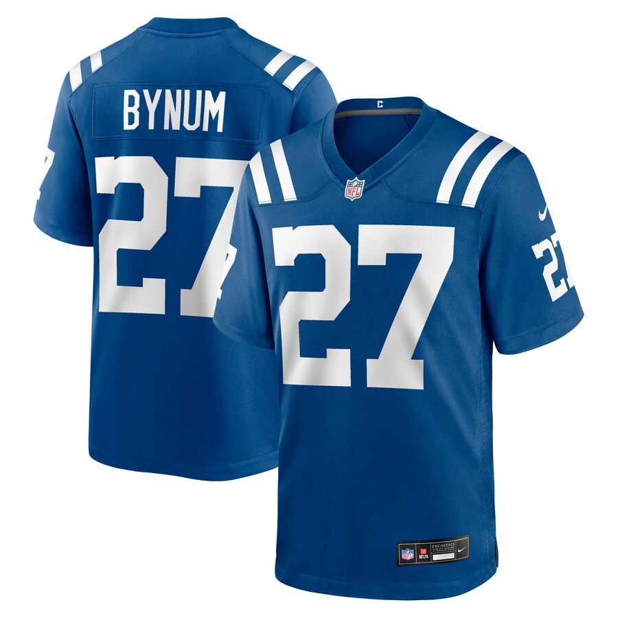 Men's Indianapolis Colts Camryn Bynum Nike Royal Team Game Jersey - Jersey
