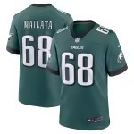 Men's Philadelphia Eagles Jordan Mailata Nike Midnight Green Team Game Jersey - Jersey