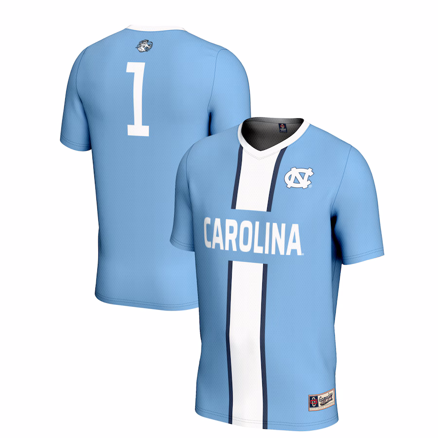 Youth GameDay Greats #1 Carolina Blue North Carolina Tar Heels Men's Soccer Jersey - Jersey
