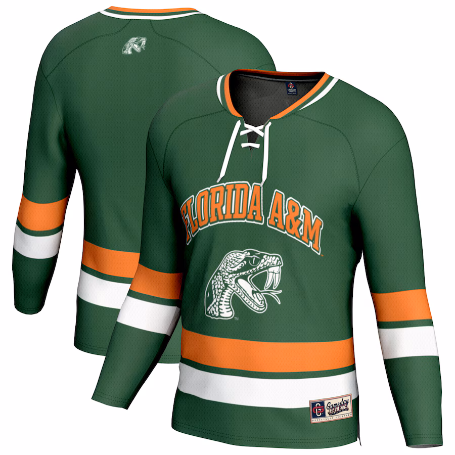 Youth GameDay Greats Green Florida A&M Rattlers Spirit Hockey Jersey - Jersey