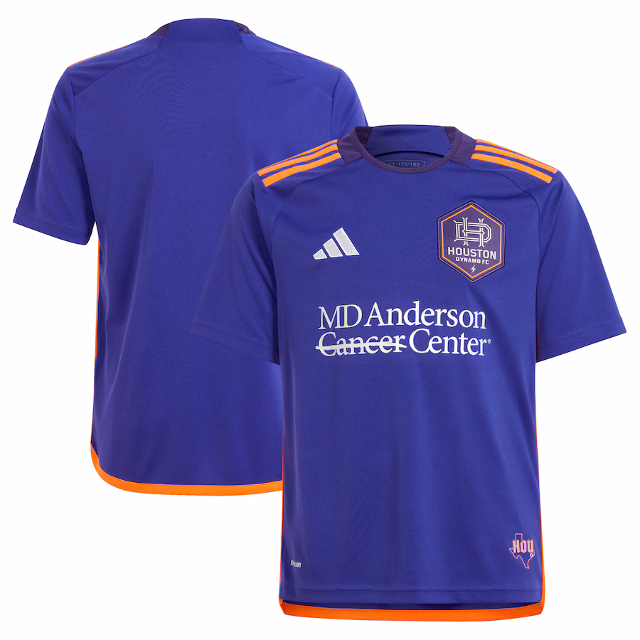 Youth Houston Dynamo FC  adidas Purple 2024 Still Holdin' Replica Jersey - Jersey