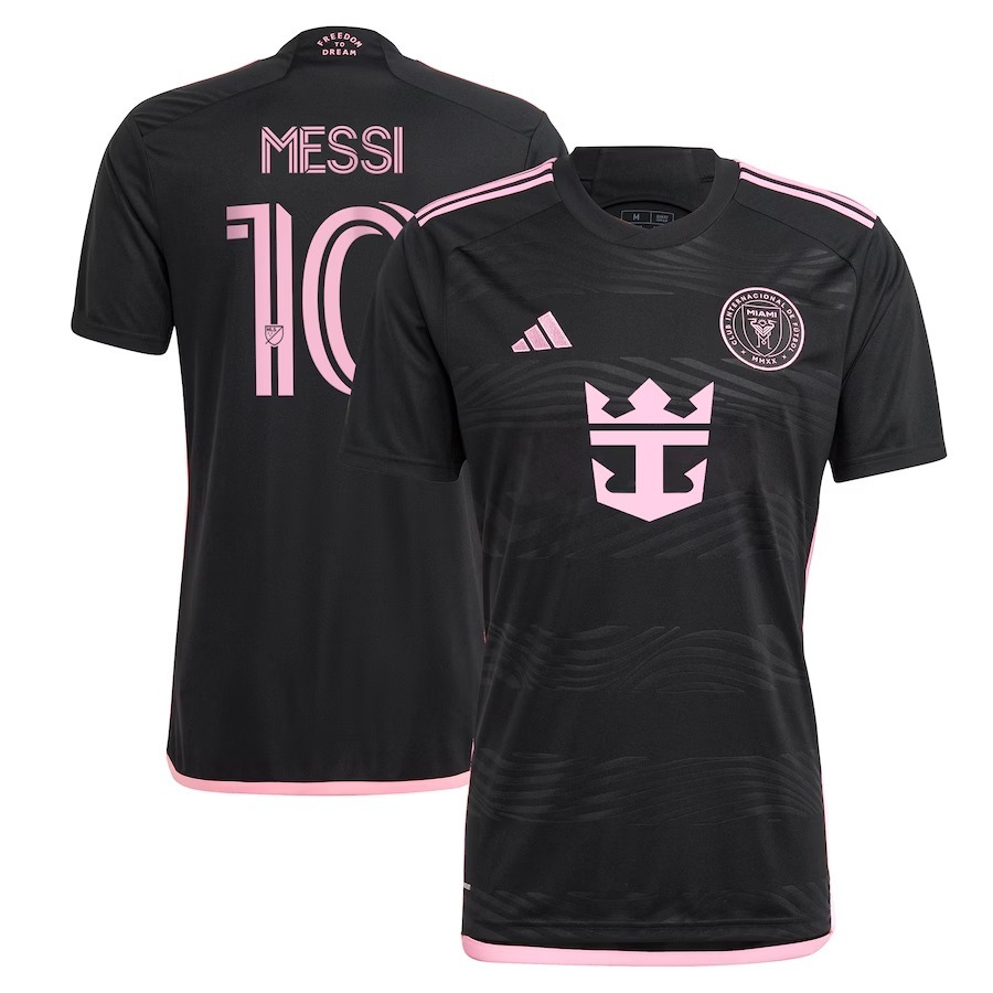 Men's Inter Miami CF Lionel Messi adidas Black 2024 La Noche Replica Player Jersey - Jersey