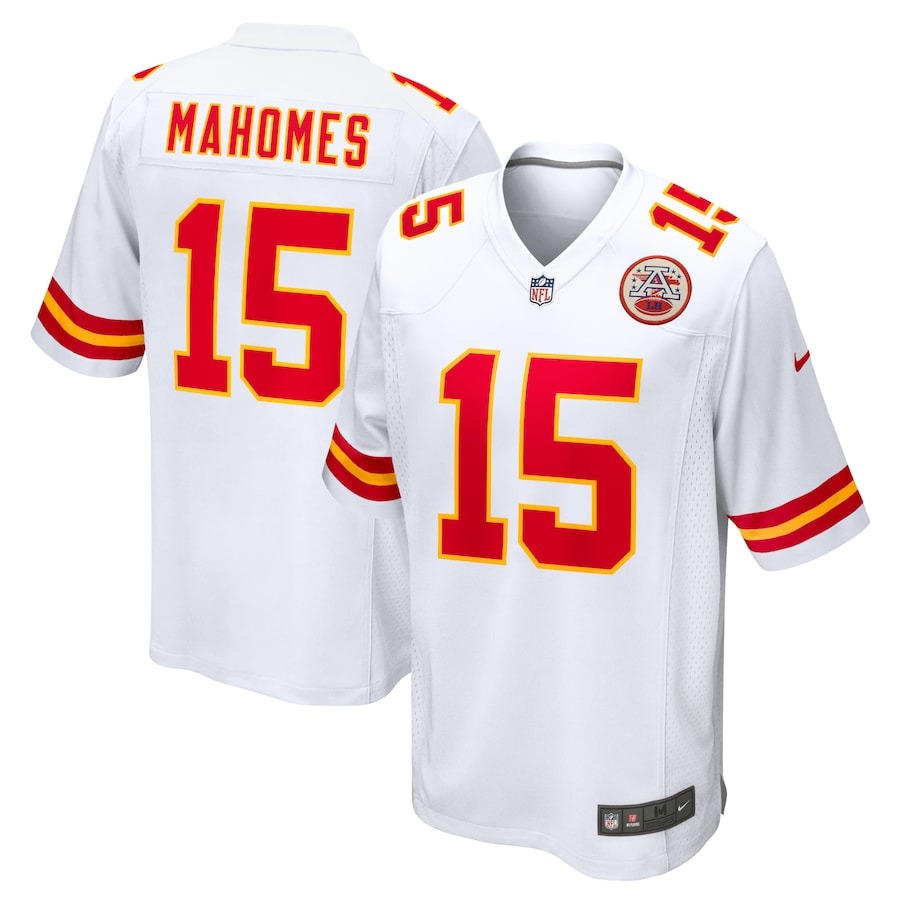 Men's Kansas City Chiefs Patrick Mahomes Nike  White  Game Jersey - Jersey
