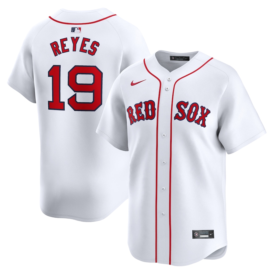 Men's Boston Red Sox Pablo Reyes Nike White Home Limited Player Jersey - Jersey