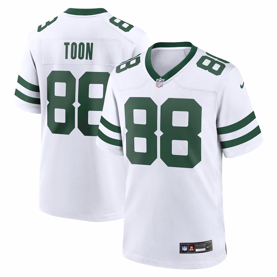 Men's New York Jets Al Toon Nike White Legacy Retired Player Game Jersey - Jersey