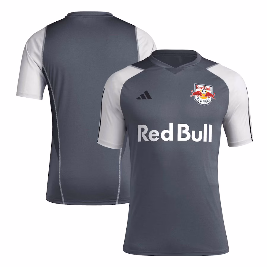 Men's New York Red Bulls adidas Gray 2024 AEROREADY Training Jersey - Jersey