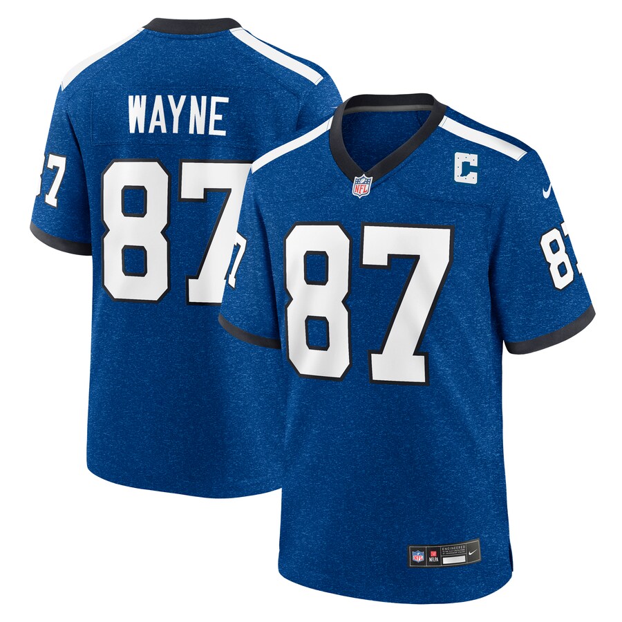 Men's Indianapolis Colts Reggie Wayne Nike Blue Retired Player Alternate Game Jersey - Jersey