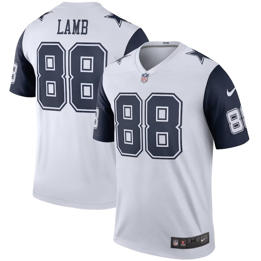 Men's Dallas Cowboys CeeDee Lamb Nike White 2nd Alternate Legend Jersey - Jersey