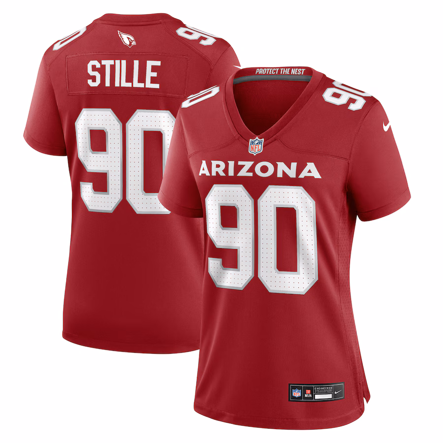 Women's Arizona Cardinals Ben Stille Nike  Cardinal Team Game Jersey - Jersey