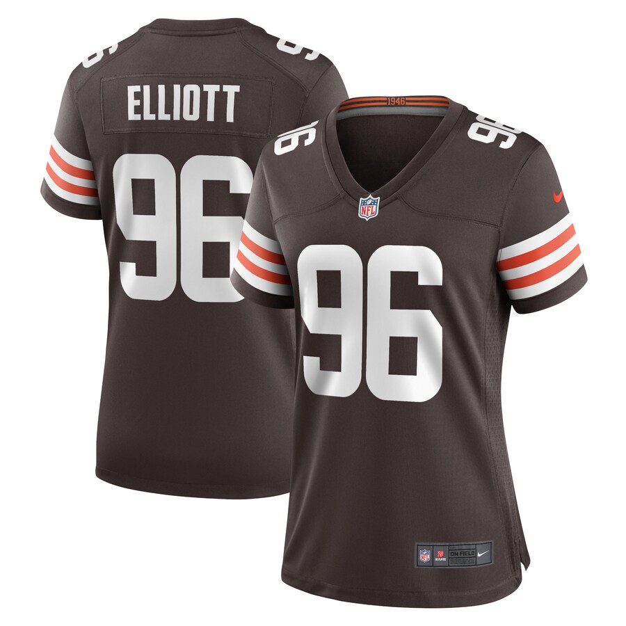 Women's Cleveland Browns Jordan Elliott Nike Brown Game Jersey - Jersey