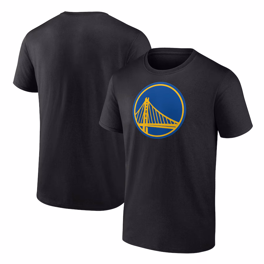 Men's Golden State Warriors Fanatics Black Primary Logo T-Shirt - Jersey