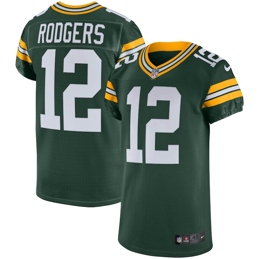 Men's Green Bay Packers Aaron Rodgers Nike Green Vapor Elite Jersey - Jersey