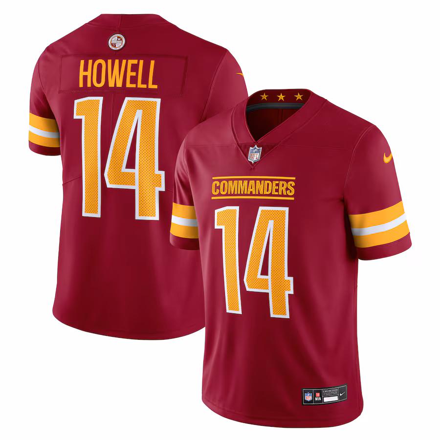 Men's Washington Commanders Sam Howell Nike Burgundy  Vapor Untouchable Limited Jersey - Jersey