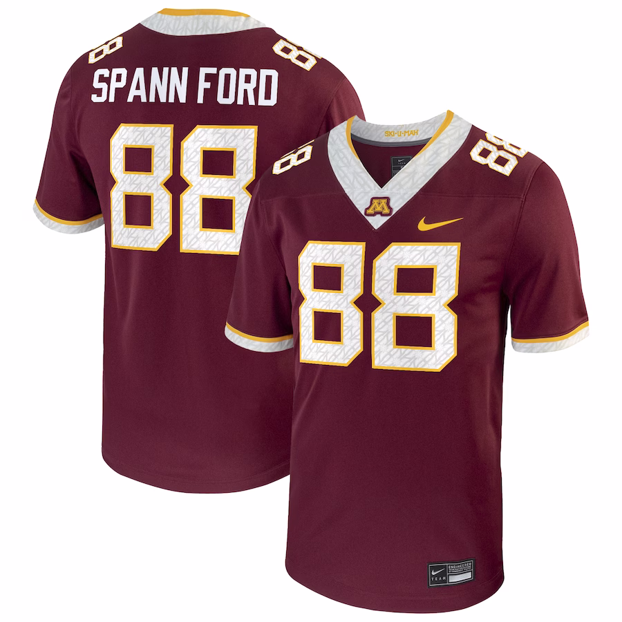 Brevyn Spann Ford Minnesota Golden Gophers Nike Player Game Jersey - Maroon - Jersey