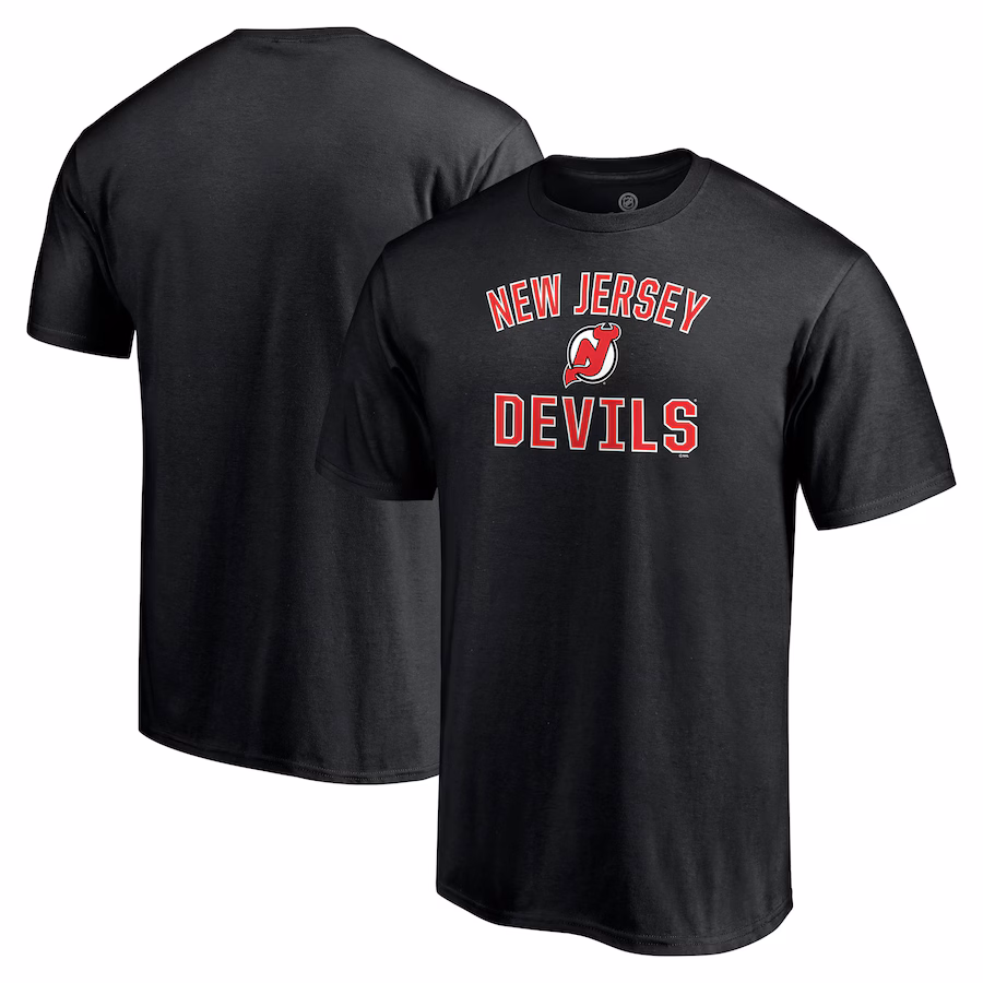 Men's New Jersey Devils Black Victory Arch T-Shirt - Jersey