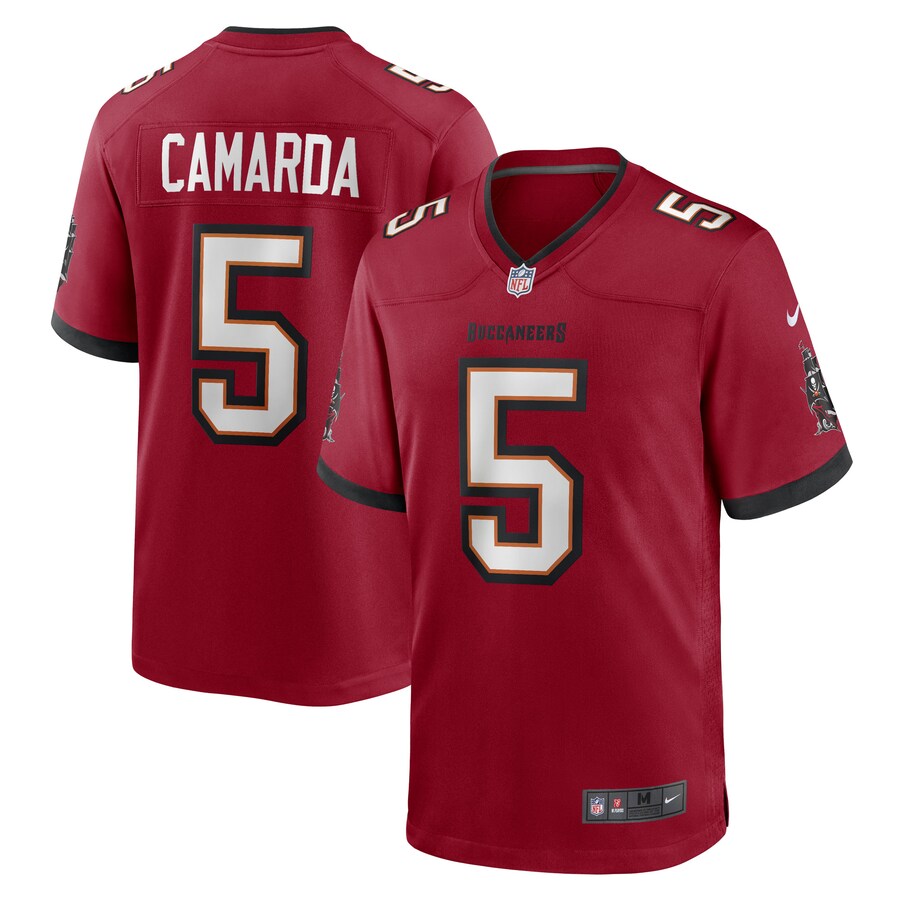 Men's Tampa Bay Buccaneers Jake Camarda Nike Red Game Player Jersey - Jersey
