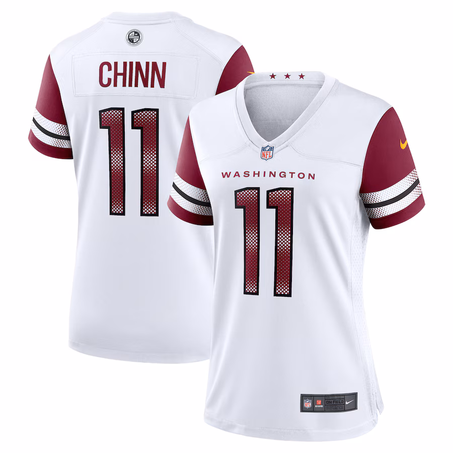 Women's Washington Commanders Jeremy Chinn Nike White Game Jersey - Jersey