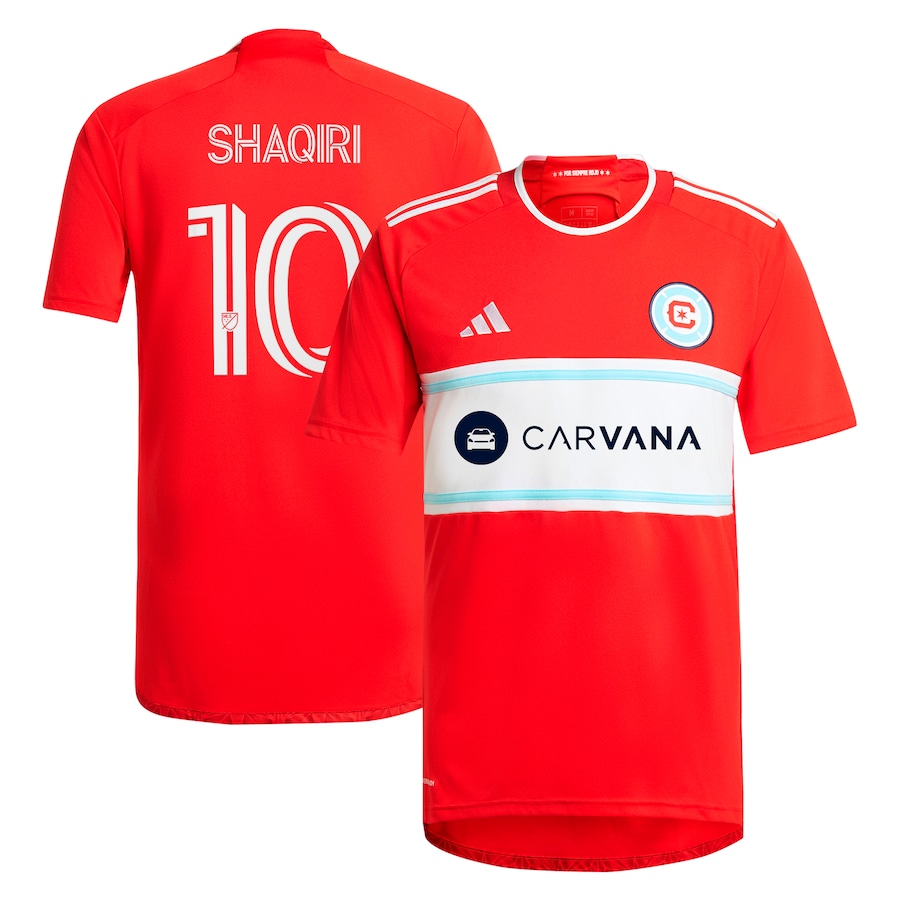 Men's Chicago Fire Xherdan Shaqiri adidas Red 2024 Return To Red Replica Player Jersey - Jersey