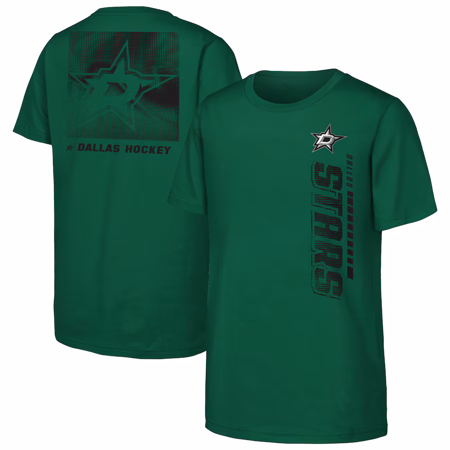 Youth Dallas Stars Kelly Green Atmosphere T-Shirt - Jersey