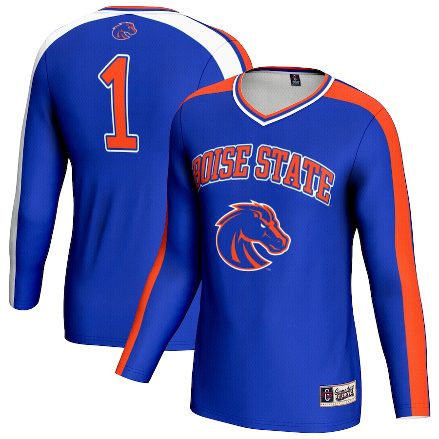 Unisex GameDay Greats Royal Boise State Broncos #1 Lightweight Volleyball Fashion Jersey - Jersey
