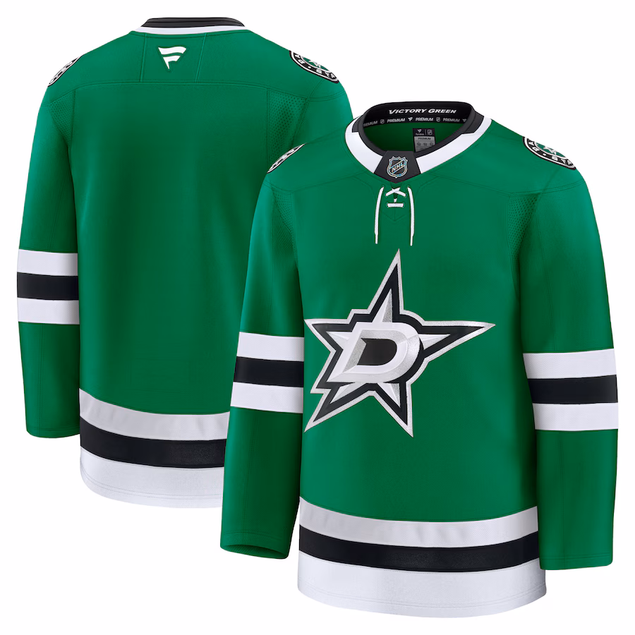 Men's Dallas Stars Fanatics Kelly Green Home Premium Jersey - Jersey