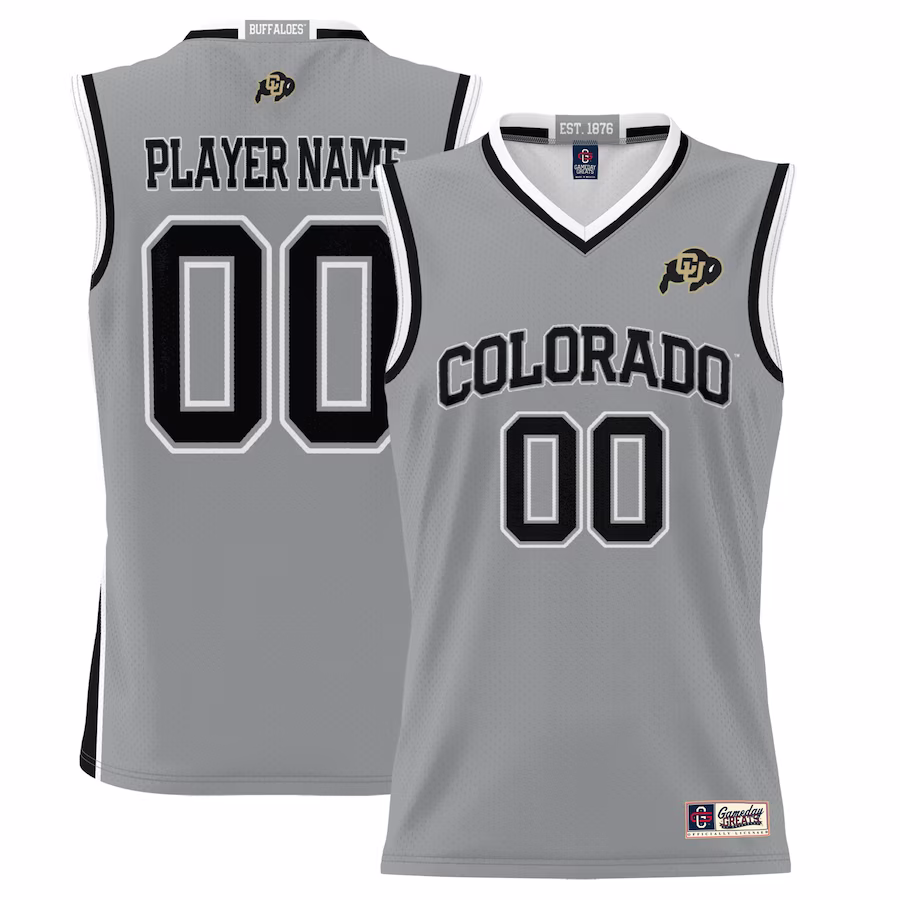 Colorado Buffaloes GameDay Greats Youth NIL Pick-A-Player Lightweight Basketball Jersey - Gray - Jersey