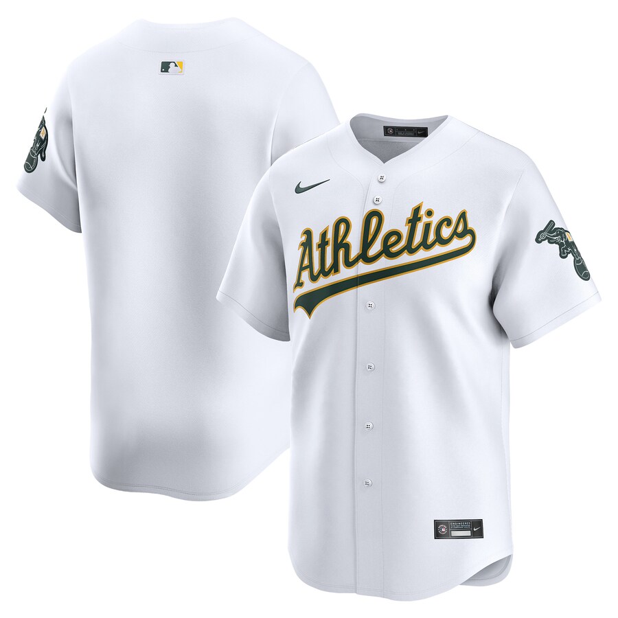 Men's Athletics Nike White Home Limited Jersey - Jersey