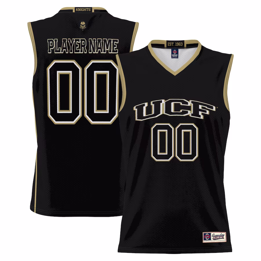 UCF Knights GameDay Greats Youth NIL Pick-A-Player Lightweight Basketball Jersey - Black - Jersey